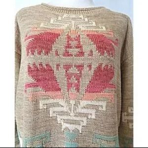 Women’s Ralph Lauren sweater size M brown with design